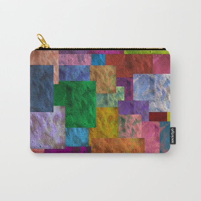 Patchwork Colour-wash Carry-All Pouch