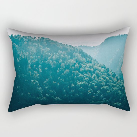 Blue Mountains Rectangular Pillow