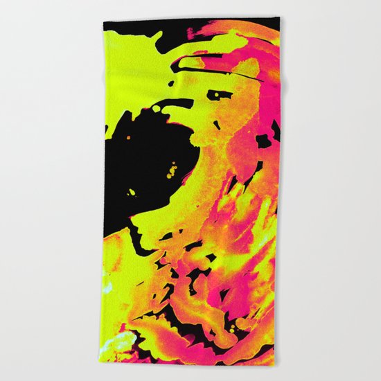 Solar Flare Wave Beach Towel