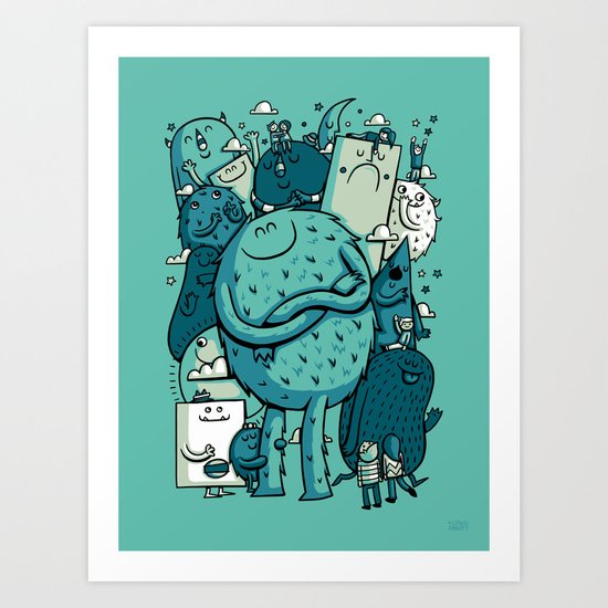 Group Photo Art Print