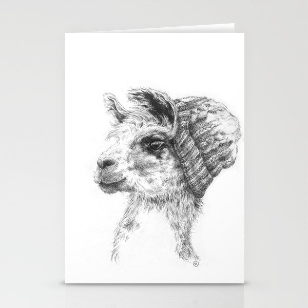 Wooly Llama Stationery Cards