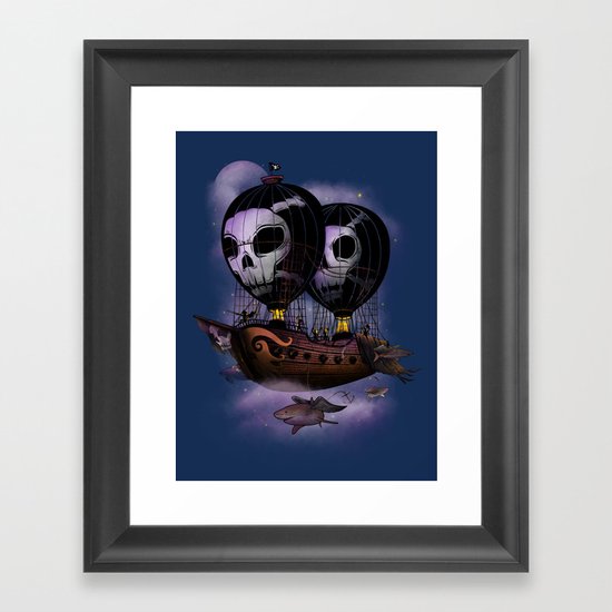 Hot Air Pirates Framed Art Print