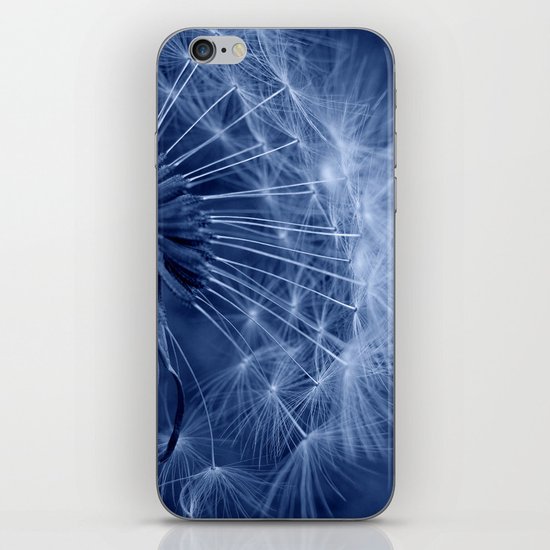 blue dandelion II iPhone Skin