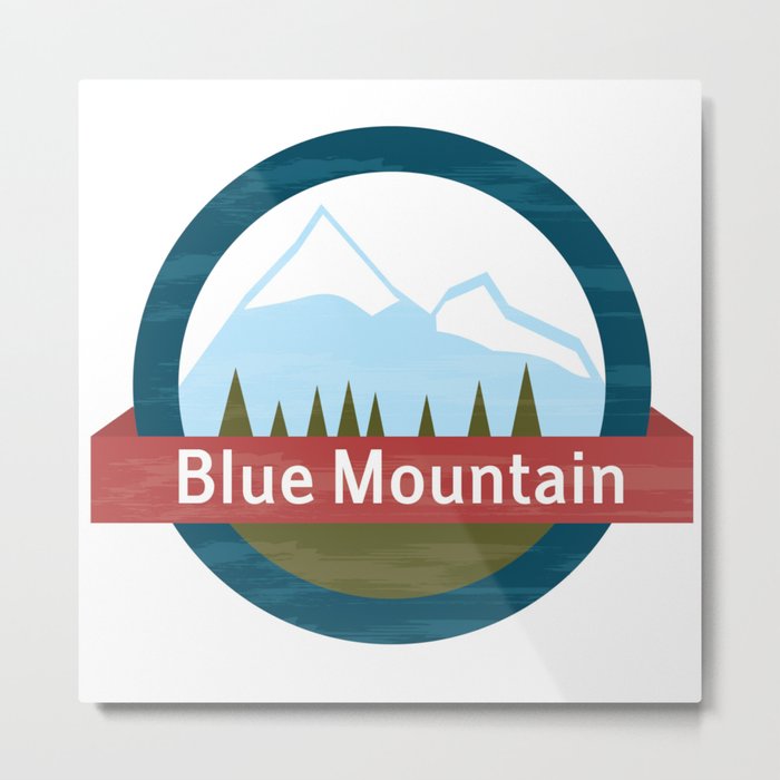 Blue Mountain Metal Print
