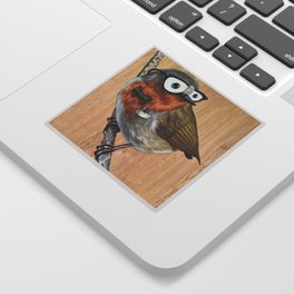 Nerd Bird Sticker