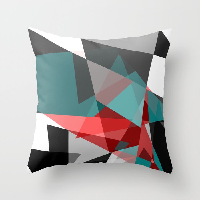 Not so Black and White Throw Pillow