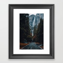 Upper and Lower Yosemite Falls Framed Art Print