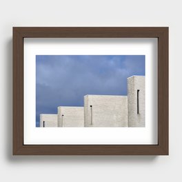 Roofs Recessed Framed Print