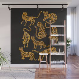 Tiger Collection – Black & Orange Wall Mural