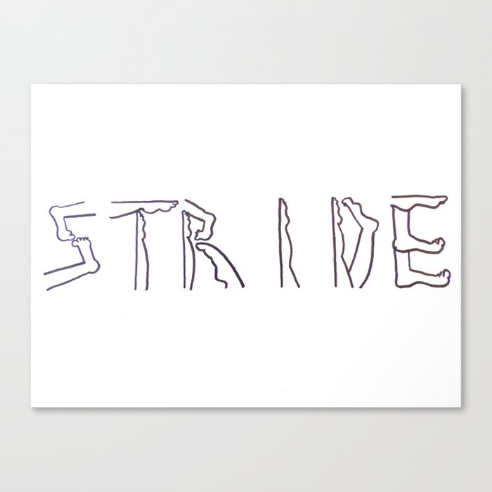 "Stride" Canvas Print