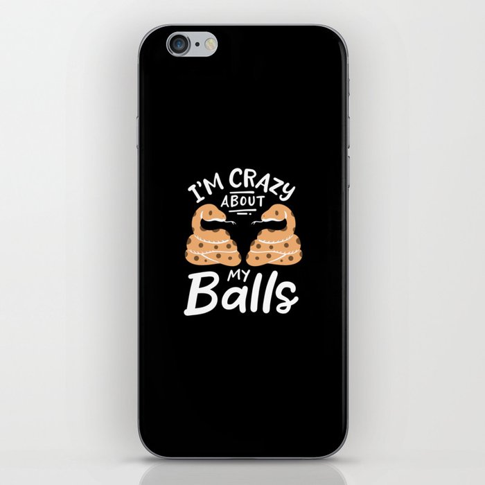 Crazy About My Balls iPhone Skin