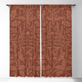 Leaves Pattern Blackout Curtain