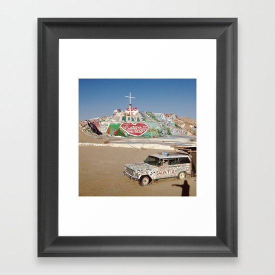Salvation Mountain Framed Art Print