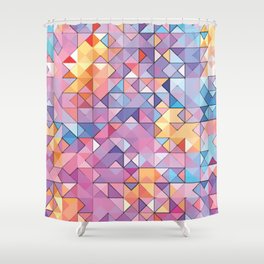 Amazing colorful mosaic Shower Curtain