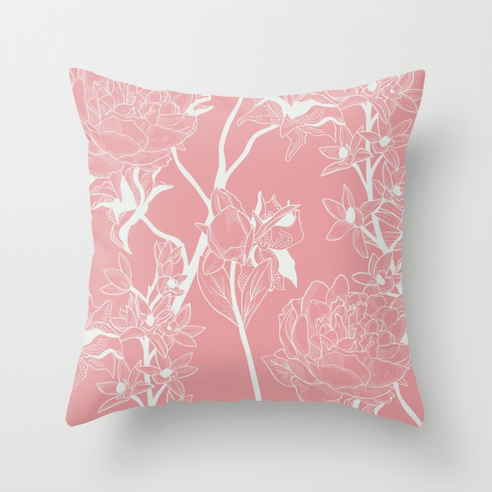 Mauve sales throw pillows