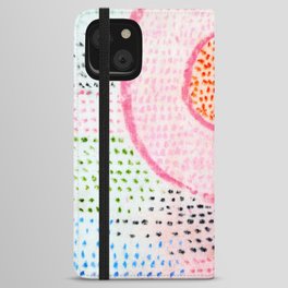 Remix Blossoming  Painting  by Paul Klee Bauhaus  iPhone Wallet Case