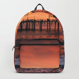 Redondo Beach Pier Sunset Backpack
