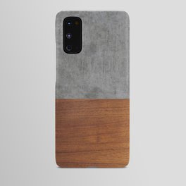 Concrete and Wood Luxury Android Case