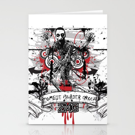 Zombie Stationery Cards