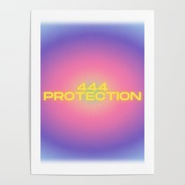 Angel Number: Aura 444 Protection   Poster