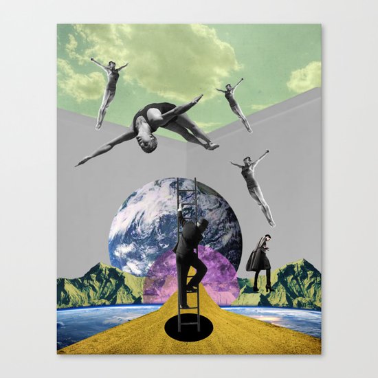 Around the world Canvas Print