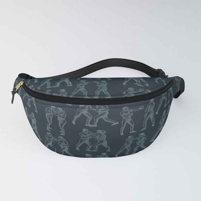 Round One STEEL BLUE / Vintage boxers Fanny Pack