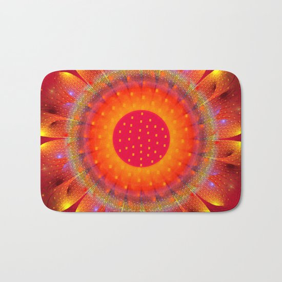 Magical Summer Flower Bath Mat