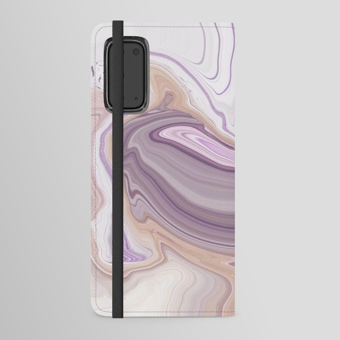 Purples Abstract Android Wallet Case