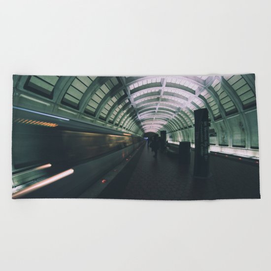 Morning Commute Beach Towel