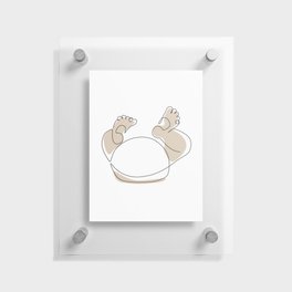 Baby Butt Floating Acrylic Print