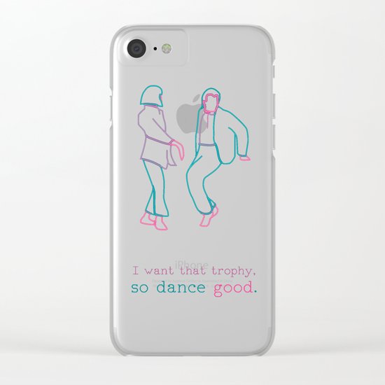 NEON FICTION Clear iPhone Case