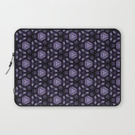 Abstract art eyes and diamond watercolour pattern background Laptop Sleeve