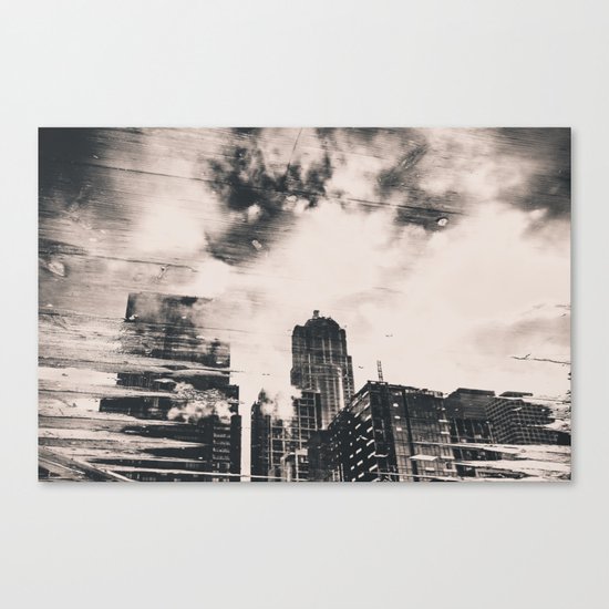 Pike Place Market Dock City Reflection Canvas Print