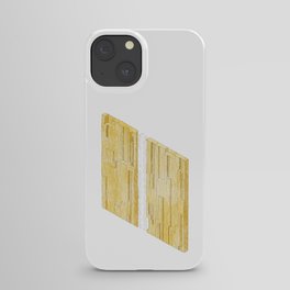 Isometric Vietnam Waterfall 3 - Yellow iPhone Case