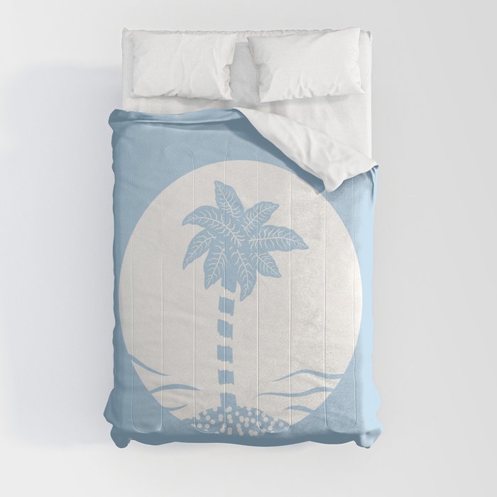 Islands Print Comforter