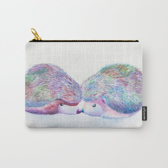 Watercolour Hedgehogs Carry-All Pouch