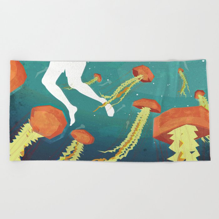 jellyfish Beach Towel