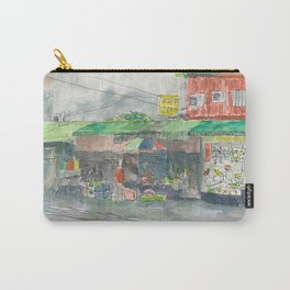 Sketch of Traditional Market, Taipei, Taiwan Carry-All Pouch