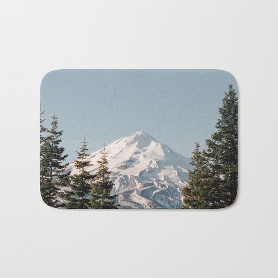 Mt Shasta Morning Bath Mat