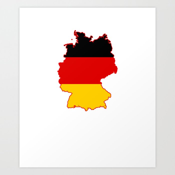 Germany Flag Deutschland Flagge | Art Board Print