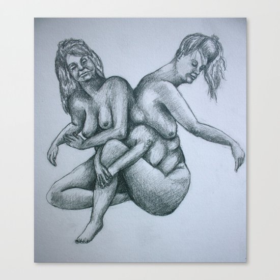Sisters II Canvas Print