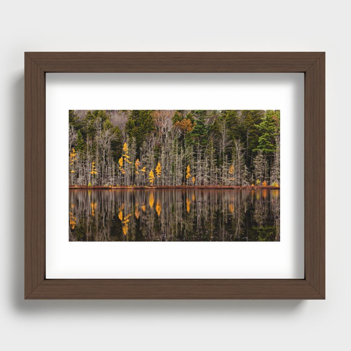 specks of yellow Recessed Framed Print
