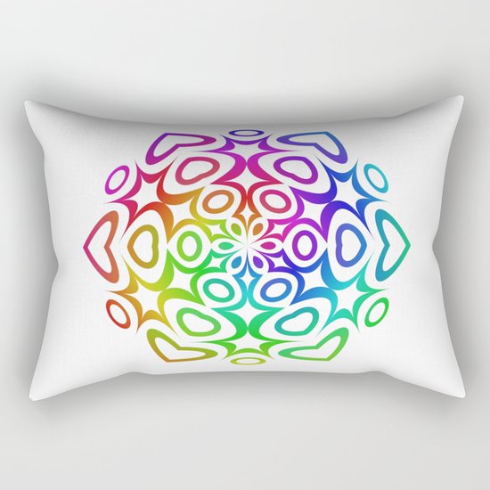 Rainbow ornament Rectangular Pillow