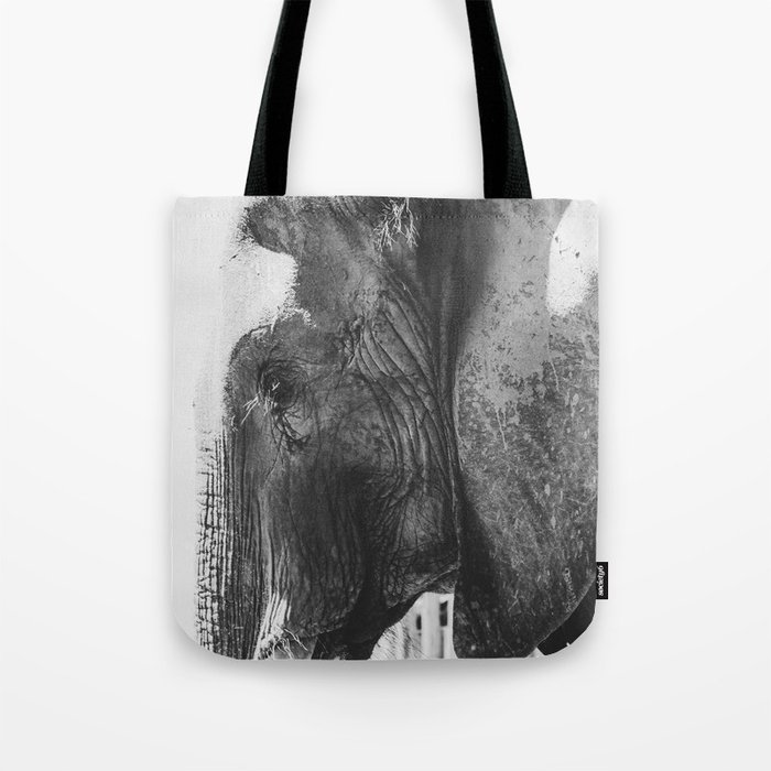 Elephant Profile Tote Bag