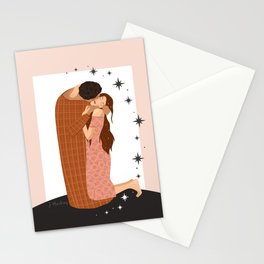 the very starry kiss Stationery Cards