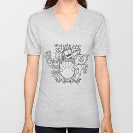 REGULAR BUS CREW CREST V Neck T Shirt