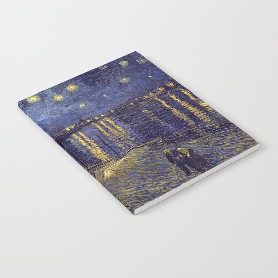 Vincent Van Gogh Starry Night Over The Rhone Notebook
