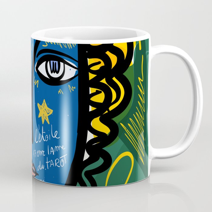 The Star Portrait Inspired by the Tarot Coffee Mug
