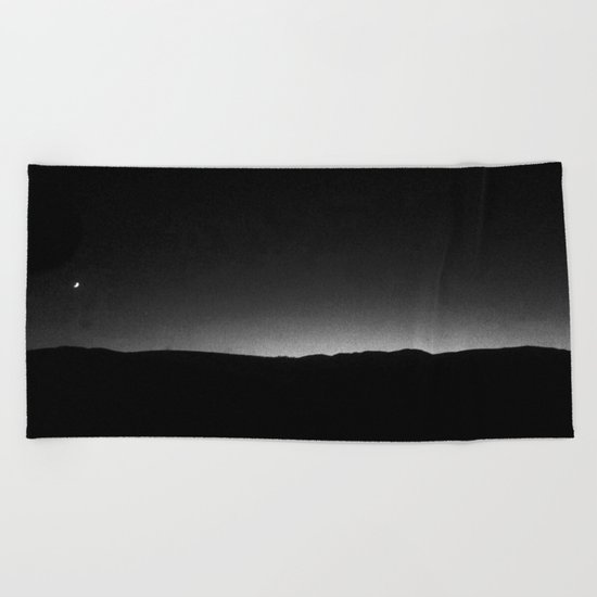 FRENCH LANDSCAPE AT NIGHT Beach Towel
