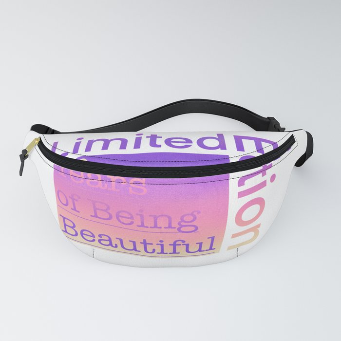 40 Year Old Gift Gradient Limited Edition 40th Retro Birthday Fanny Pack
